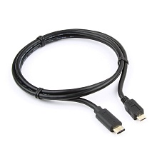 Кабель USB2.0 Cablexpert CC-mUSB2-AMBM-1M, AM/MicroUSB, медь, Pro, 1м, черный, пакет