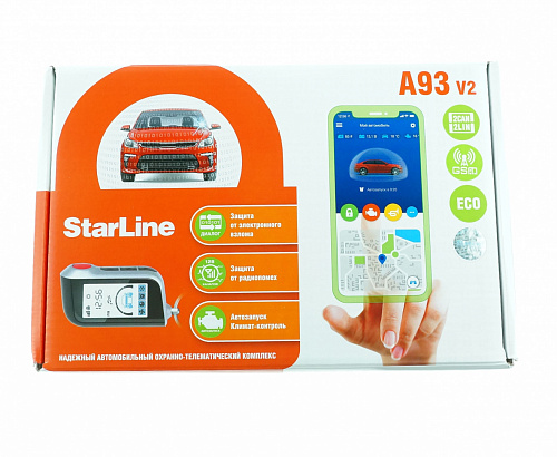Автосигнализация StarLine A93 2CAN+2LIN GSM ECO