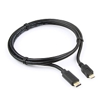 Кабель USB2.0 Cablexpert CCP-USB2-AM5P-1, AM/MiniUSB, медь, двойн.экран, Pro, 0.3м, черн, пакет