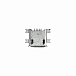microUSB 5BF 03 гнездо в разрез платы, Разъём