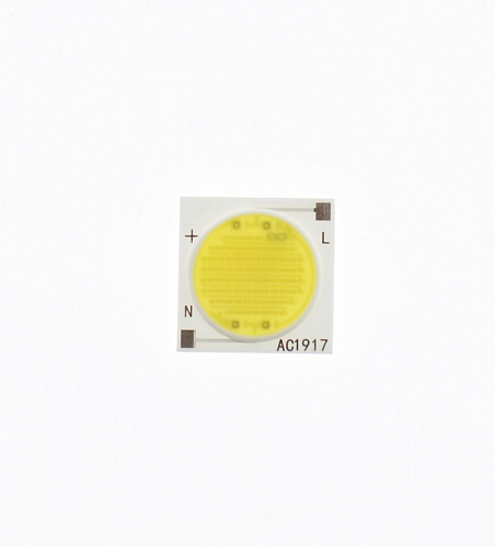 Светодиодная матрица «прямого включения» ST 10W 6500K COB (220V, 900lm, 19x19mm)