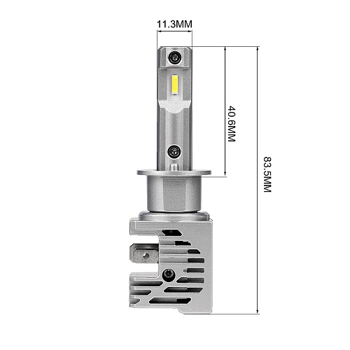 Светодиодная лампа H1 Vizant Cree Tech M4 LED 5000K 12/24V 2шт