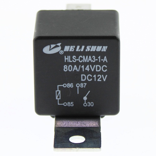 HLS-CMA3-1-DC12V-A-NS-Q 80A, 1A, Реле электромагнитное HLS-CMA3-1-DC12V-A-NS-Q 80A, 1A