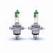 Галогенная лампа головного света H4 Philips ColorVision Green 12V 60/55W P43t-38 12342CVPB 2шт