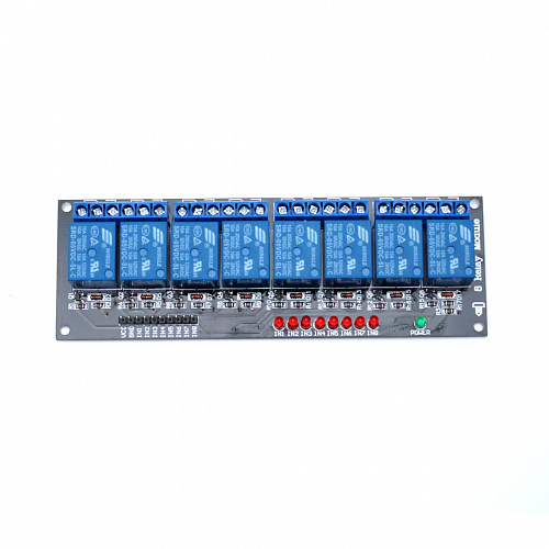 Модуль реле 8 каналов (5В, 10А) для Arduino