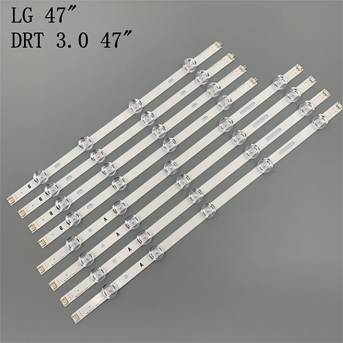 Подсветка для ТВ LG 47" (комплект 8шт) DRT 3.0 47" Rev021 A+B