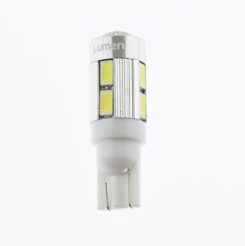 Светодиодная лампа T10 (W5W) 12V 5630 10 SMD White Lumen