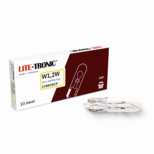 W1,2W (W2X4,6d) Lite-Tronic 24V 1.2W 2100VSCP
