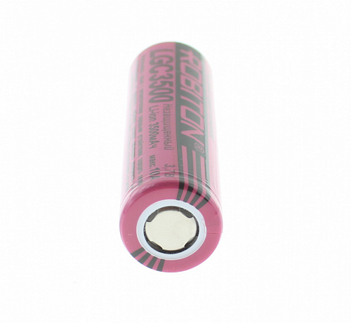 Аккумулятор Robiton 18650 LGC2500 (Li-ion IMR, 3.7V, 2500mAh) max ток разряда 20А, без контроллера