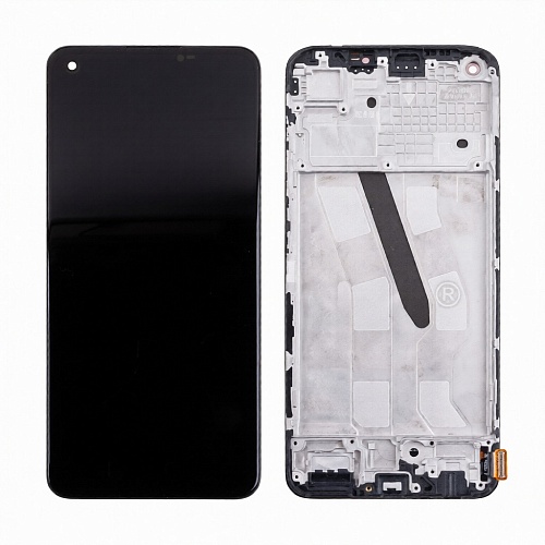 Дисплей для Realme 10 4G (RMX3630) модуль с рамкой Черный - (OLED)