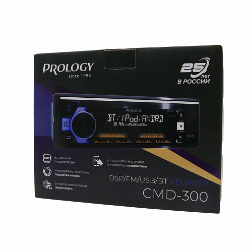 Ресивер PROLOGY CMD-300 FM/USB/BT с DSP процессором