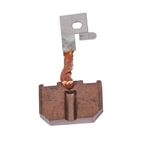 Щетка для электродвигателя 5,9x31,7x17,7 медно-графитовая (провод, клемма)