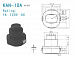 Переключатель кнопочный KAN-10A 1.0A 125V ON-OFF