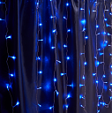 Гирлянда-занавес 230V 240 LED 2х2м, синий, IP44, сетевой шнур 3м, CL20