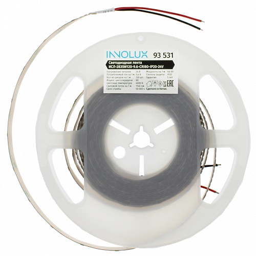 Лента INNOLUX ИСЛ-2835W120-9.6-CRI80-IP20-24V