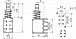 Переключатель кнопочный PS-22F03/A03-3 on-off красный