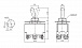 Тумблер KN3(B)-202 on-on 3A 6P