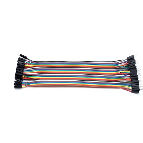 Набор проводов соединительных штекер-гнездо 20см, 40шт для Arduino