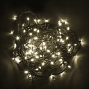 Гирлянда 230V 400 LED 40м, 2700K, IP44, шнур 3м, CL07 линейная