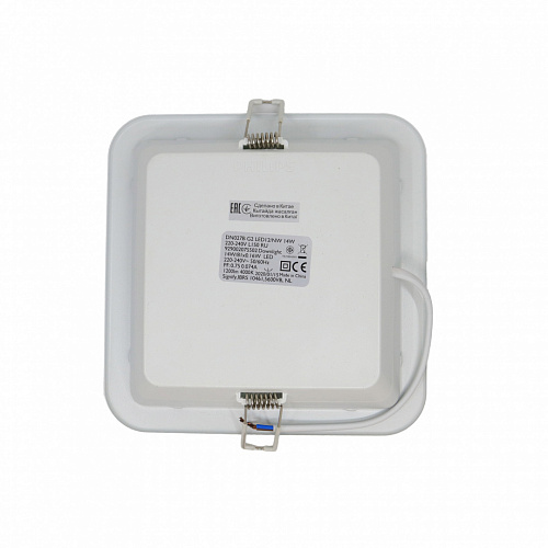 Светильник квадратный Philips DN027B G2 14W 220-240V L150 RU (14Вт, 1200Лм, 4К) 1 Повреждена упаковка
