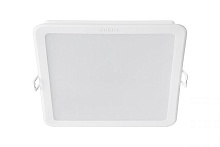 Светильник квадратный Philips 59467 MESON 150 17W WH SQ recessed (17Вт, 1300Лм, 4К) Осн ср