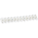 Колодка Navigator NTB-UPE-S12-3/WH зажимная винтовая 1.0-4.0мм2, 3А