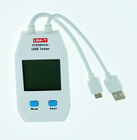 Тестер USB (ток, емкость, напряжение) Uni-T UT658DUAL