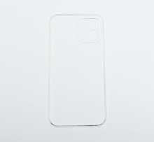 Чехол-накладка для iPhone 12 (с защитой камеры) Прозрачный