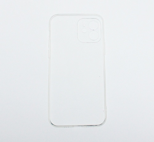 Чехол-накладка для iPhone 12 (с защитой камеры) Прозрачный