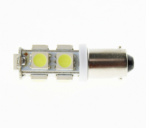 Светодиодная лампа T4W (BA9s) 24V 5050 9 SMD LED White Lumen