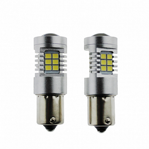 Светодиодная лампа P21W (BA15S) Vizant 12V B246 21SMD White 2 шт.