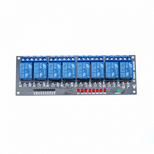 Модуль реле 8 каналов (5В, 10А) для Arduino