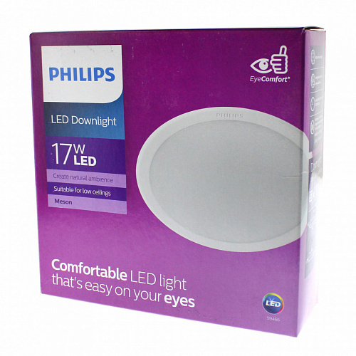 Светильник Philips 59466 MESON 150 17W WH recessed LED (17Вт, 1300Лм, 6.5К)