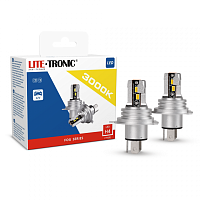 Светодиодная лампа H4 /H19 LITE-TRONIC FOG 3000K 12V H4FSLEDX2 2шт