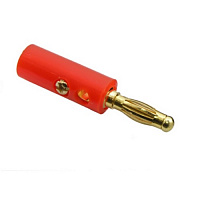 BANAN штекер 10-0015 (красный, GOLD)