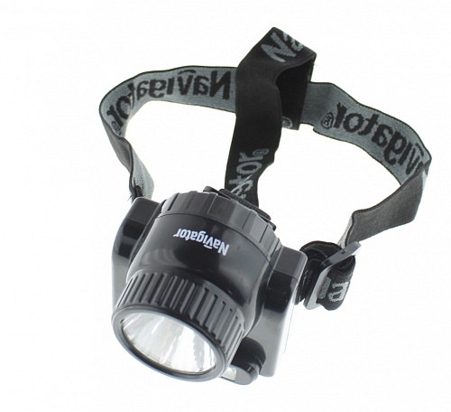 Светодиодный налобный фонарь Navigator NPT-H20-ACCU COB 3Вт+Emitter 3Вт, Lead-acid 4В 0,5Ач