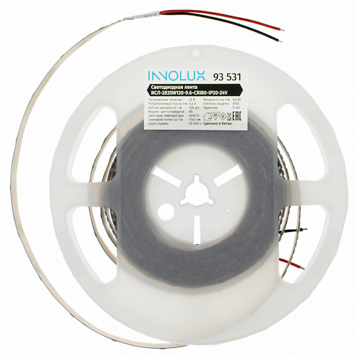 Лента INNOLUX ИСЛ-2835W120-9.6-CRI80-IP20-24V