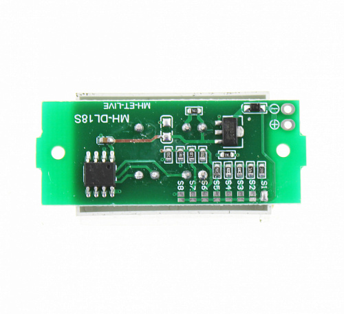 Модуль LED индикатор уровня заряда аккумуляторов Li-Ion MH-DL18S (1S-8S, зеленый) для ардуино