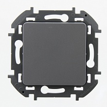 Переключатель Legrand Inspiria с/у 1-кл "проходной" 250V 10A алюминий