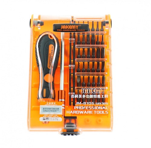 Отвертка с насадками Jakemy JM-8106 (38 предметов)
