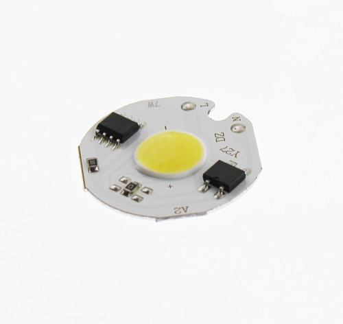 Светодиодная матрица «прямого включения» ST 7W 6000K COB (220V, 700lm, d=27mm)