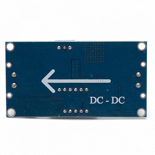 DC-DC стабилизатор понижающий (вход 4-40В выход 1.25-35В, 3А)  с вольтметром, на м/с LM2596      