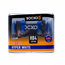 Галогенная лампа головного света HB4 BOCXOD Hyper White 5000K 12V 51W P22d 80904HW 2шт
