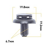 Клипса крепежная MASUMA KJ-1122