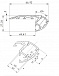 Профиль угловой ALU-STAIR-2000 ANOD (2000х67х27мм) с экраном, для подсветки ступеней