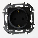 Розетка Legrand Inspiria с/у с з/к и шторками антрацит