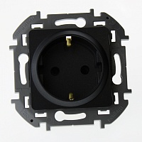 Розетка Legrand Inspiria с/у с з/к и шторками антрацит