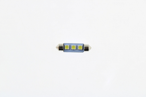 Светодиодная лампа C5W (T11x39) 12V 3 SMD LED White 