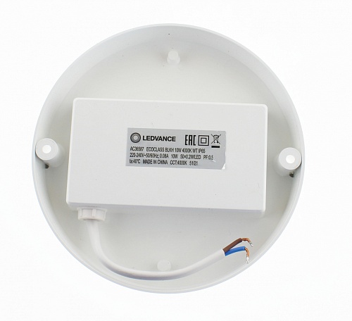 Светильник светодиодный LEDVANCE ECOCLASS ДПО-10Вт 4000K 950лм IP65 белый 140мм