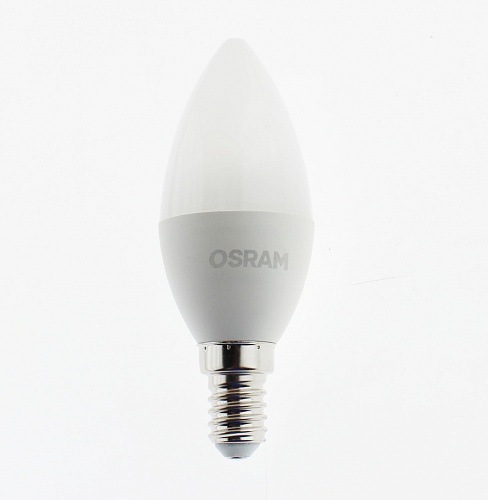 Лампа "свеча" светодиодная OSRAM LED Star 7Вт, 600лм, 6500К, E14 (замена 60Вт)